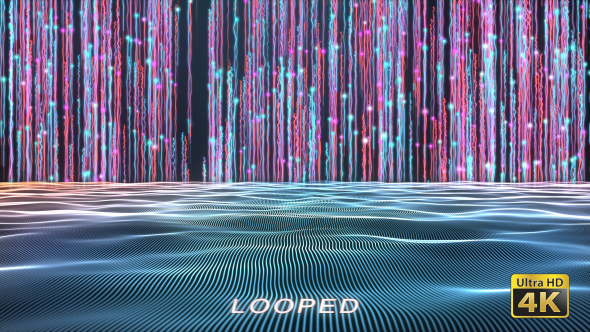 Colorful Particles Event Background alt