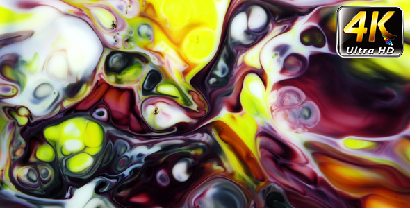 Abstract Colorful Paint Ink Liquid Explode Diffusion Psychedelic Blast Movement 6