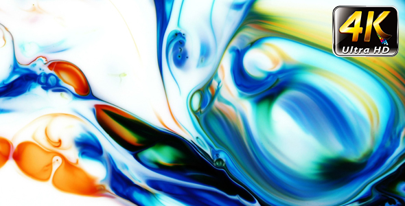 Abstract Colorful Paint Ink Liquid Explode Diffusion Psychedelic Blast Movement 7