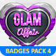 Metal Badges Template Pack Vol 4 - GraphicRiver Item for Sale