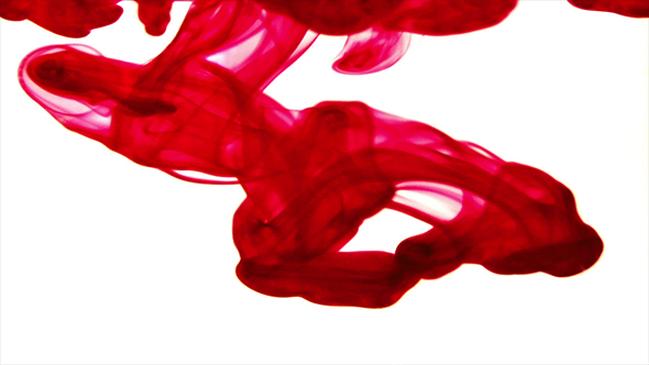 Red Ink In Water