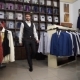 Fashion Man In Suit Posing In Wear Shop - VideoHive Item for Sale