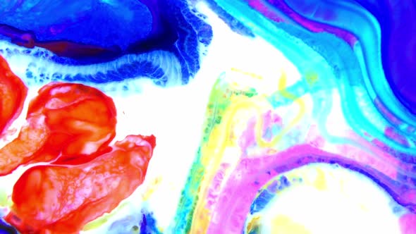 Color Explosion Abstract Art Painting  alt