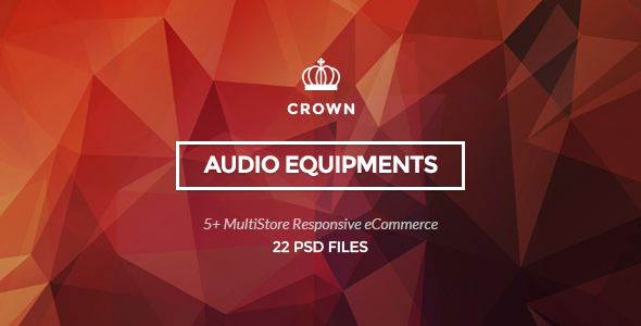 Crown - Audio Equipments PSD Template