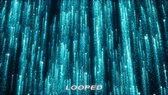 Blue Particles Rising