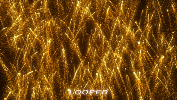 Gold Particles Rising 2 Background