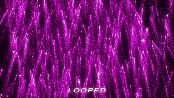 Purple Particles Rising 2 Background