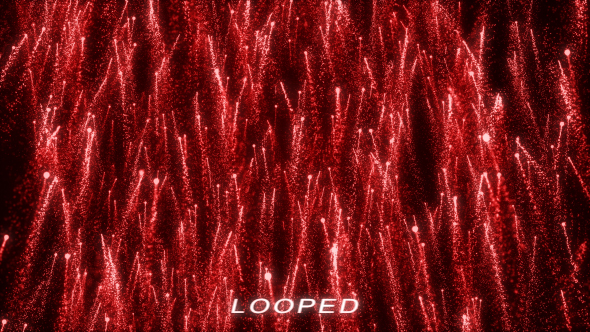 Red Particles Rising 2 Background alt