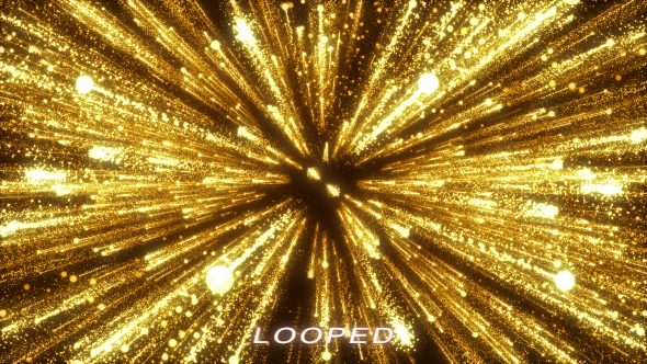 Gold Particles Rising 3 Background alt