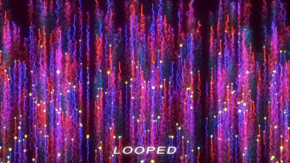 Colorful Particles Rising 5 Background alt