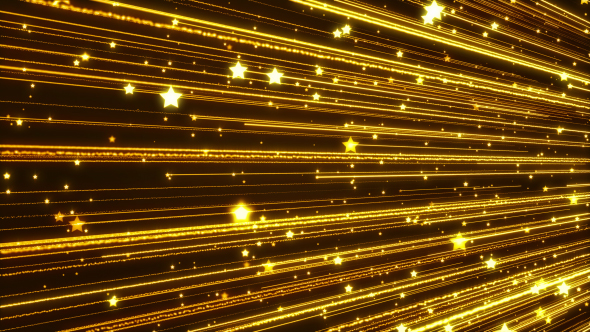 Gold Glowing 2 Stars Background alt