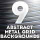 9 Abstract Metal Grid Backgrounds - GraphicRiver Item for Sale