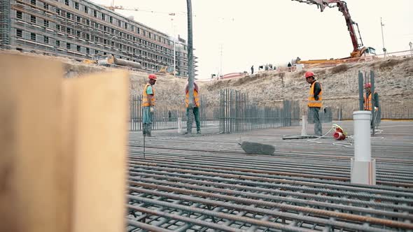 Construction Site - Foundation of Building