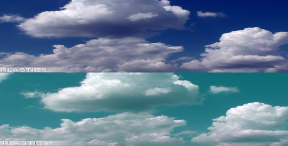 Time Lapse Clouds Two Colors HD