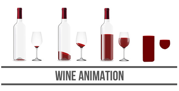 Wine Animation - HTML5 Canvas