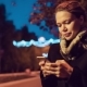 Beautiful Girl With a Phone On The Street - VideoHive Item for Sale