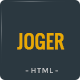 Joger - Creative Multi-Purpose Template - ThemeForest Item for Sale