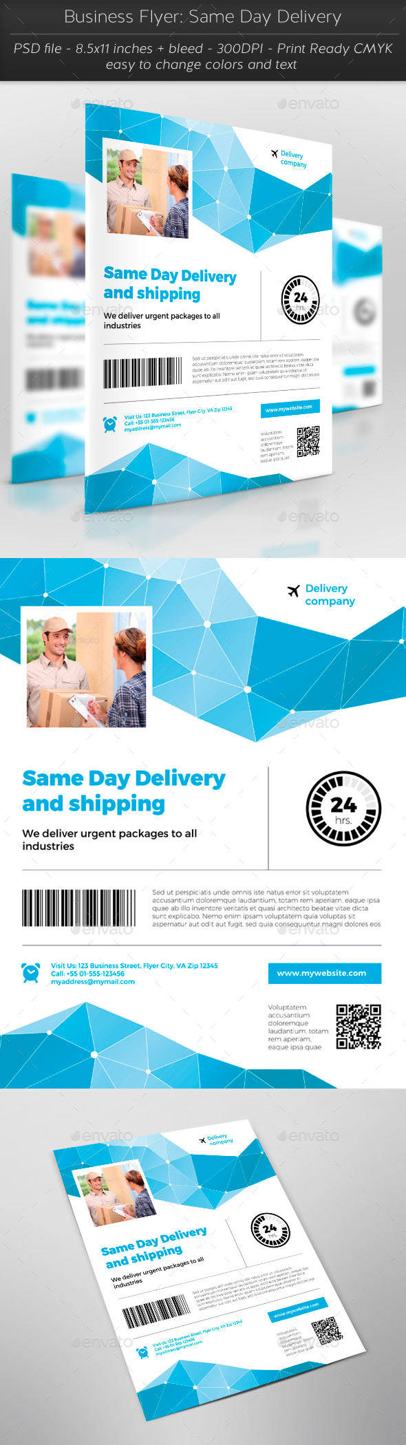 Business Flyer: Same Day Delivery