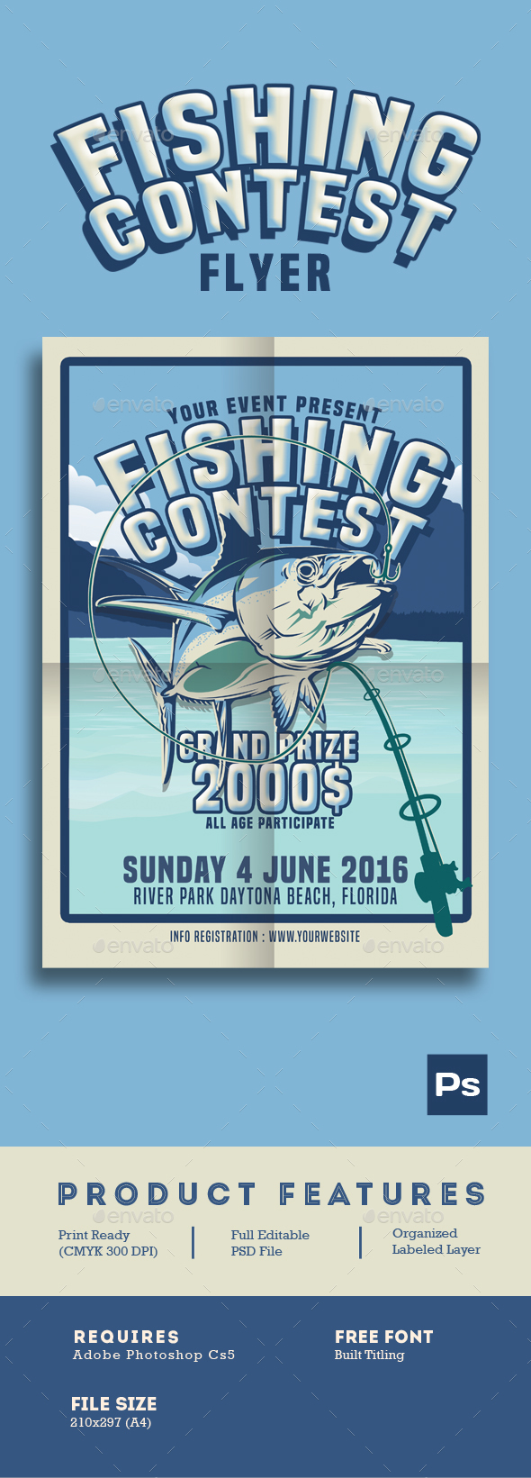 Fishing Contest Flyer -  Product Reviews and Ratings