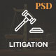 Litigation - Law Firm PSD Template - ThemeForest Item for Sale