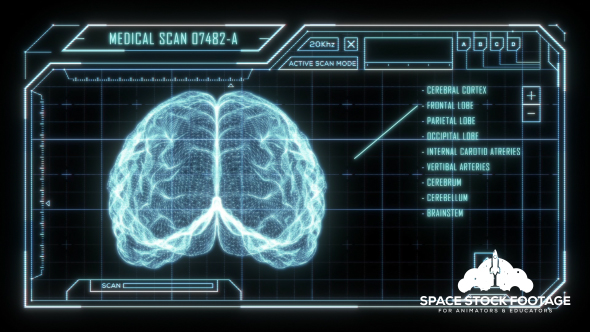 Holographic Brain Scan HUD