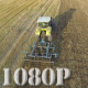 Flying over Wheat Field Harvester 2 - VideoHive Item for Sale