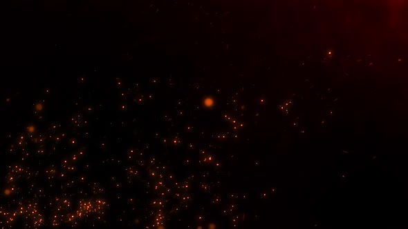 Fire Particles Background HD