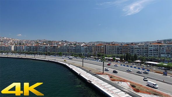 Izmir City Coastline, Turkey