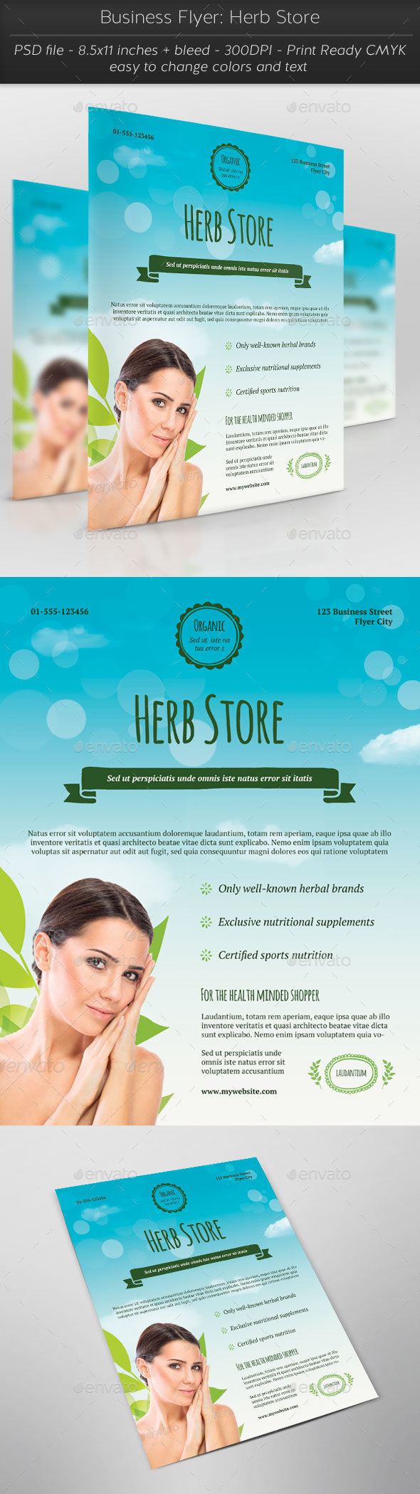 Business Flyer: Herb Store