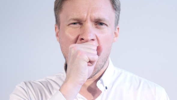 Portrait of Yawning Businessman 