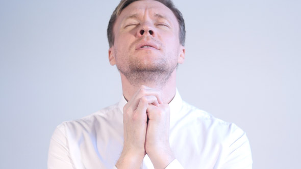 Man Praying to God
