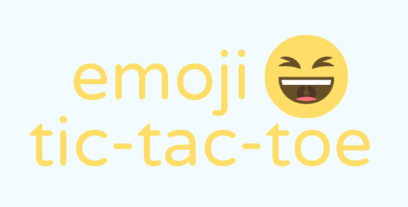 emoji - Tic Tac Toe - Html5 game