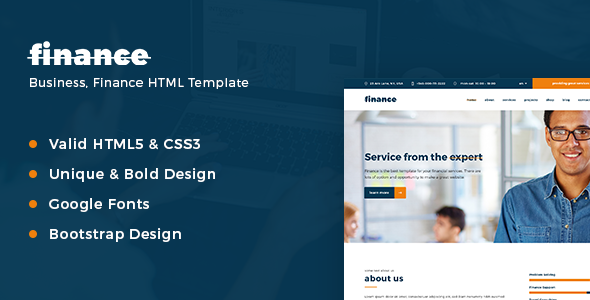 Finance - Consulting HTML Template