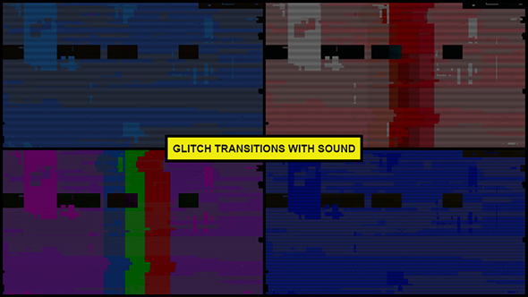Glitch Transitions With Sound