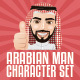 Arabian Man Character Set - GraphicRiver Item for Sale