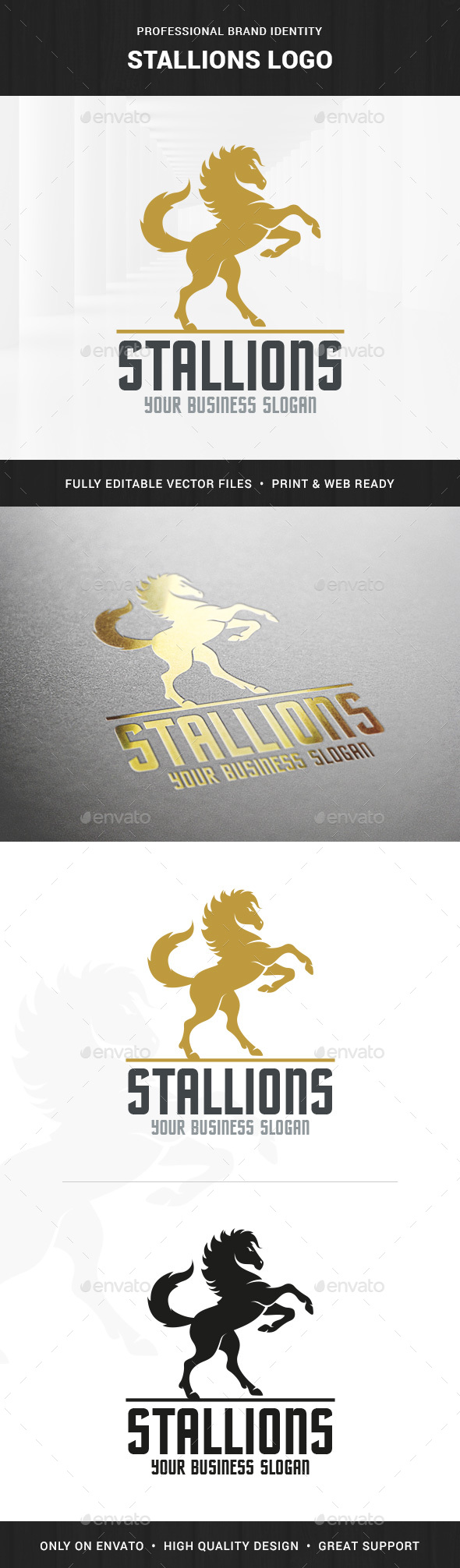 Stallions Logo Template