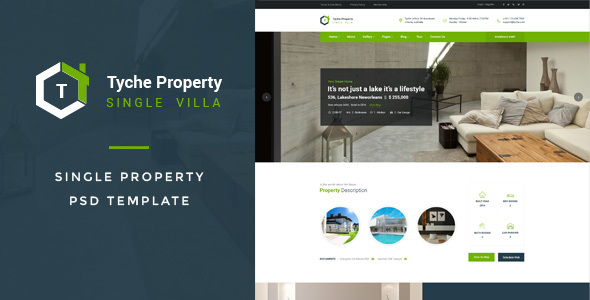 Tyche Properties : Single Property PSD Template