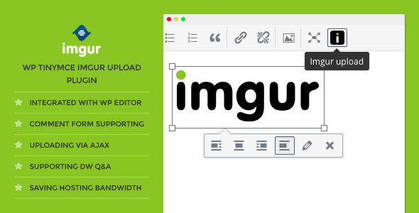 DW TinyMCE Imgur Upload - WordPress Plugin