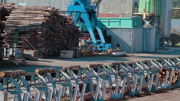 Lumber Industry Conveyors Of Logs Sorting Machine