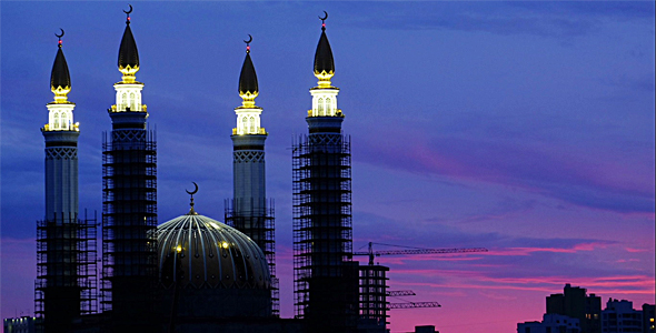 Mosque Sunset