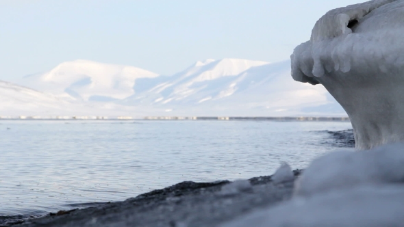 Ice Coast Of The Arctic Ocean