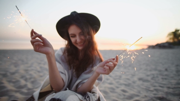  Clip Of Happy And Excited Woman Celebrating