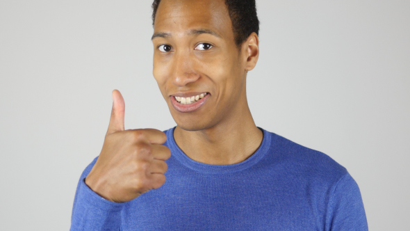 You are Best, Believe it, Inspiring Black Man Thumbs up