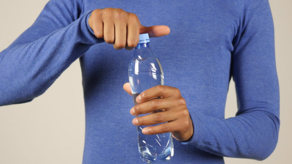 Opening Water Bottle