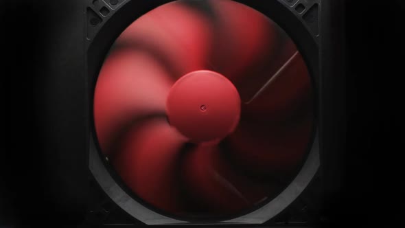 Fan Turbine Behind a Dark Surface