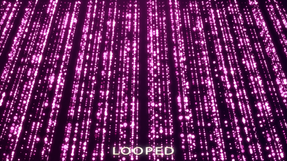 Purple Particles Glitter Background