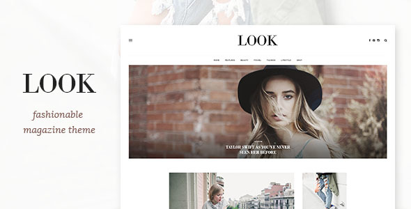 Look - Magazine PSD Template