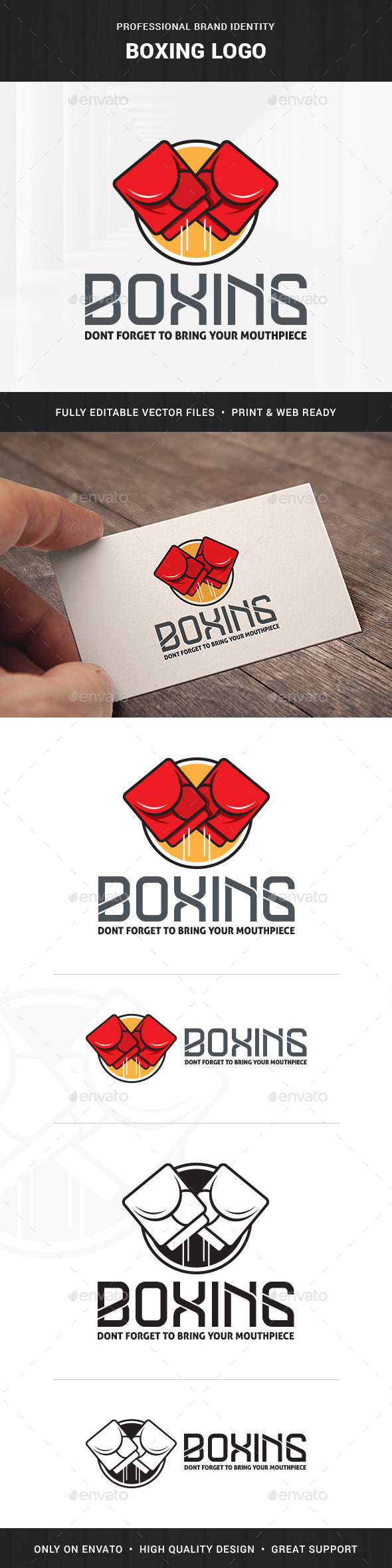 Boxing Logo Template