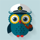Sailor and Pirate Owls - GraphicRiver Item for Sale