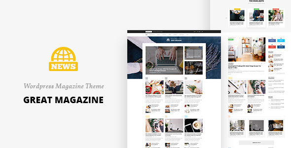 Great Magazine - Psd Template